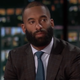 Matt James in a preview for next week's episode of The Bachelor with a very large beard